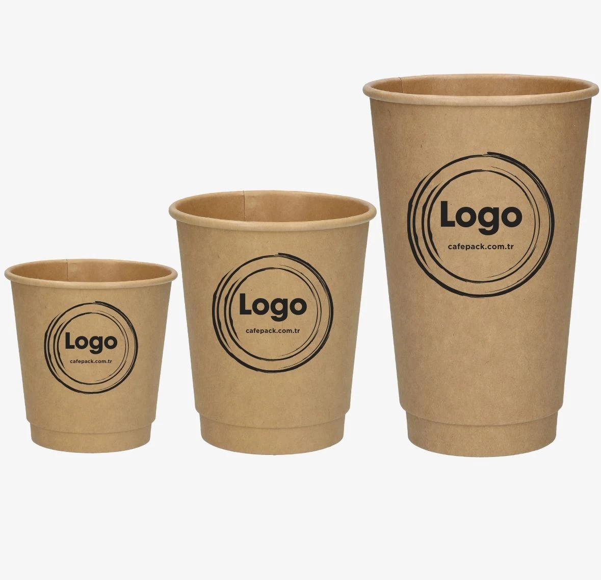 Double Wall FULL Kraft Paper Cup