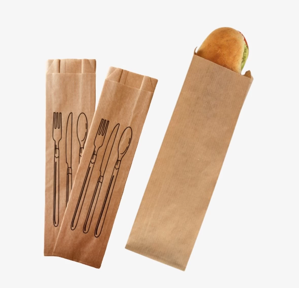 Cutlery & Wrap Paper Bags