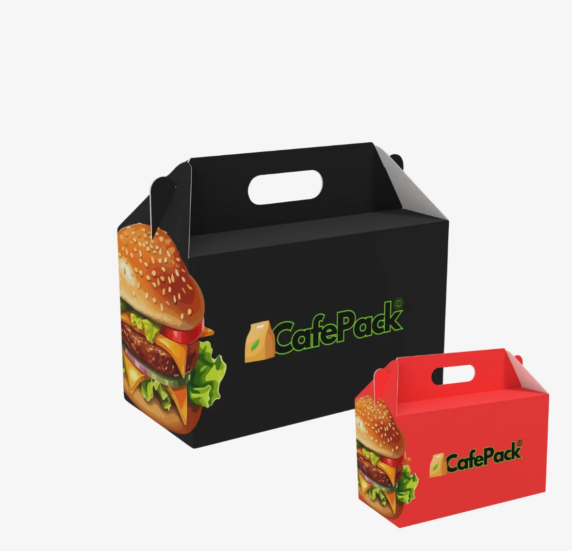 Takeaway Box with Handle