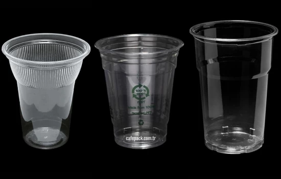 95 Diameter PET cup. Immediate delivery without printing. Printed delivery approximately 2-3 Weeks