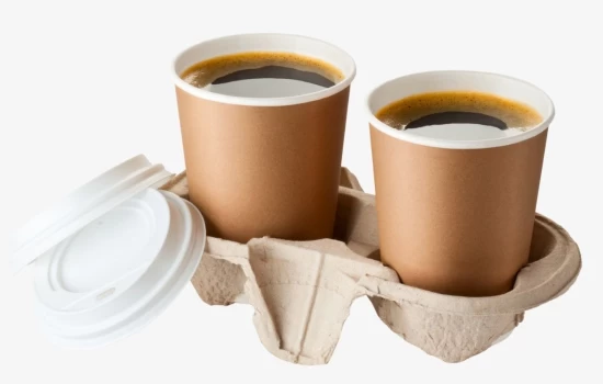 2-Piece and 4-Piece Cardboard Cup Holder Tray