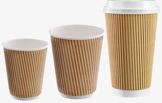 Ripple Wall Paper Cup 4oz,7oz,8oz,9oz,14oz,16oz delivery about 3 Weeks