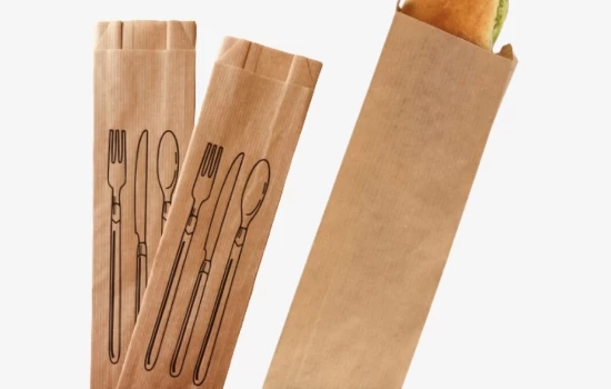 Cutlery & Wrap Paper Bags